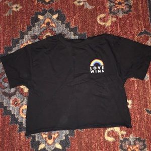 “Love Wins” Crop Tee